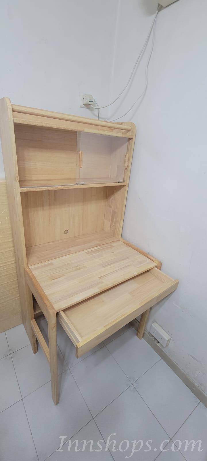 日式實木橡木系列 書桌電腦台*60/80cm (IS8383)
