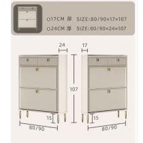 意式氣派 超薄超窄岩板門口鞋櫃*60/70/80/90/100/120cm (IS7581)