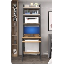 時尚系列 生態板小型電腦桌 帶書架*60/70/80cm (IS8017)