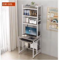 時尚系列 生態板小型電腦桌 帶書架*60/70/80cm (IS8017)