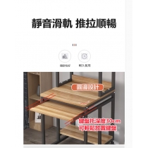 時尚系列 生態板小型電腦桌 帶書架*60/70/80cm (IS8017)