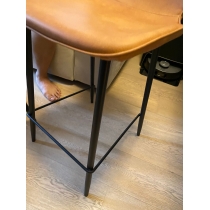 北歐格調·摩登·品味系列 吧椅 高腳椅咖啡廳 靠背高腳凳 bar chair 41cm (IS8281)