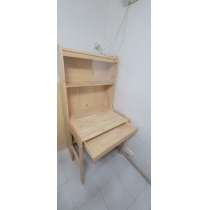 日式實木橡木系列 書桌電腦台*60/80cm (IS8383)