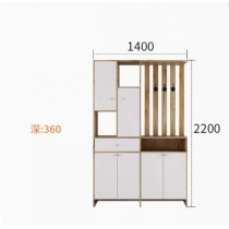 北歐格調 屏風櫃 鞋櫃 玄關櫃*80/120/140/160cm (IS8998)