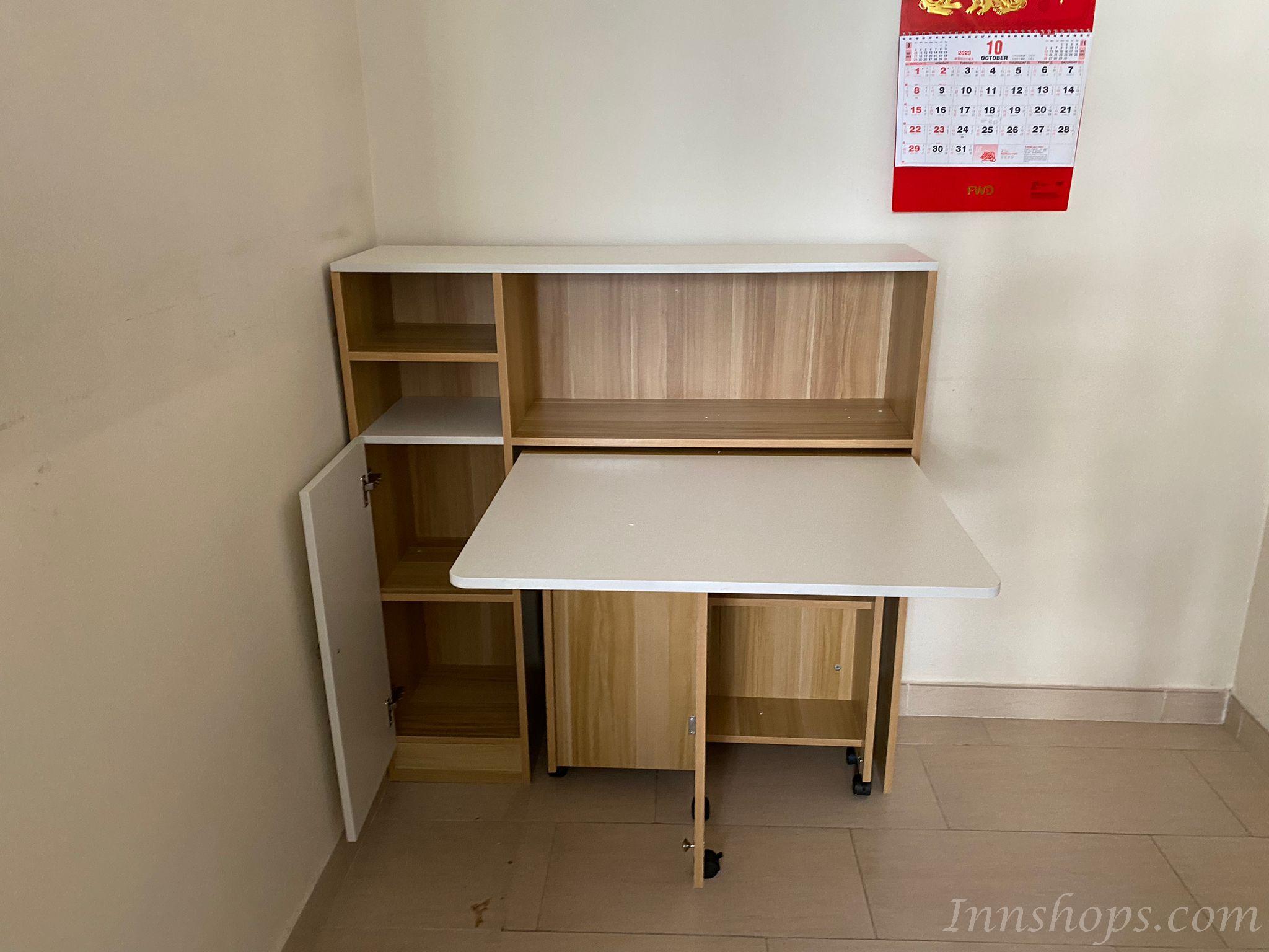 時尚系列 伸縮餐桌*120/140cm (IS6075)