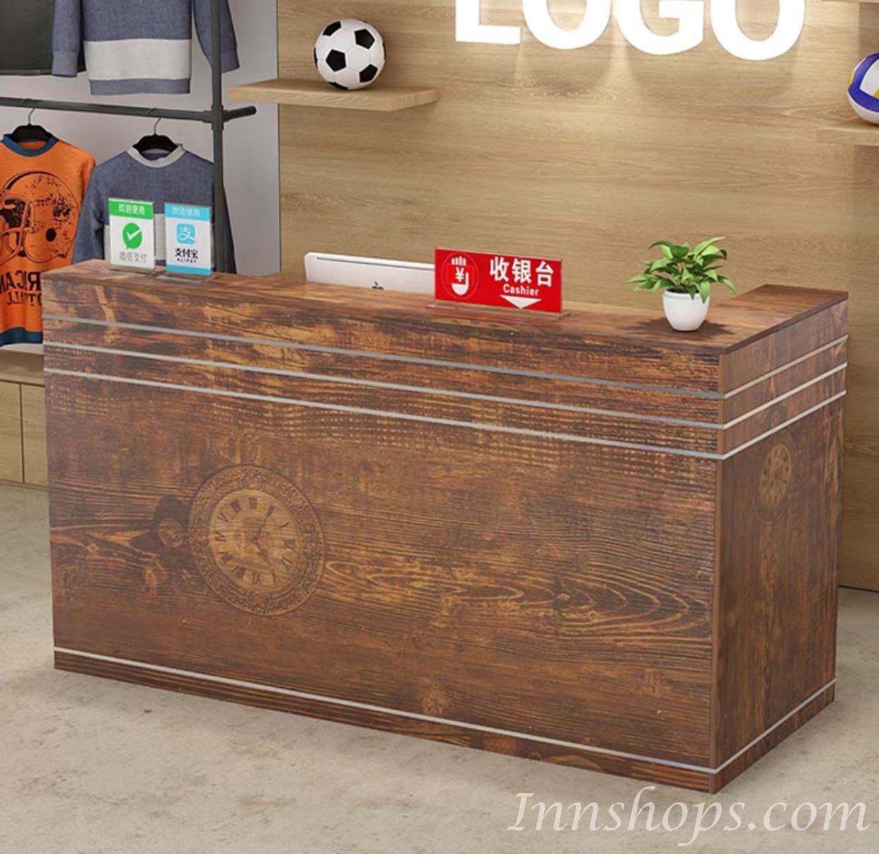 商業客戶訂購產品系列 板式簡約 收銀櫃 收銀台 counter *100-220cm (IS6923)