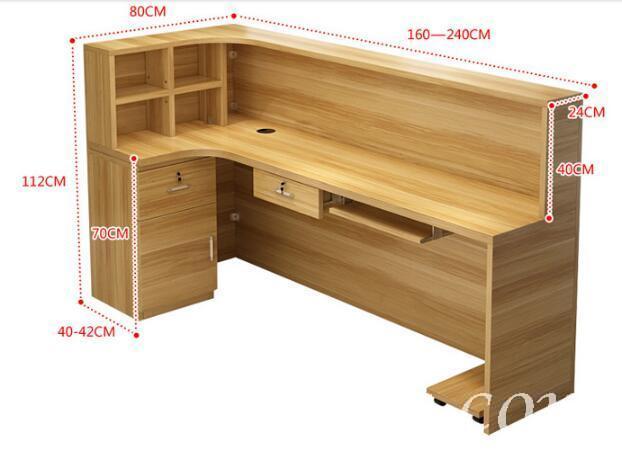 商業客戶訂購產品系列 板式簡約 收銀櫃 收銀台 counter *100-220cm (IS6923)