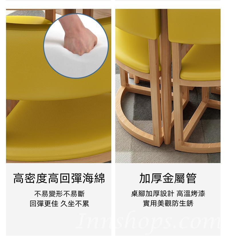 學校傢俬商業客戶訂購產品系列 小圓桌可收納桌椅子（IS7402）