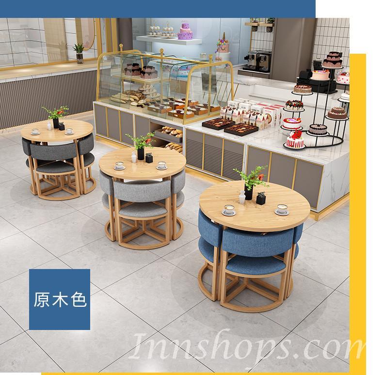 學校傢俬商業客戶訂購產品系列 小圓桌可收納桌椅子（IS7402）
