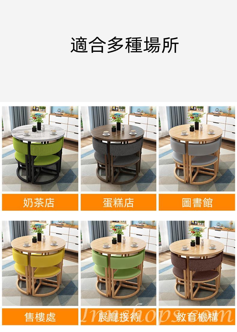 學校傢俬商業客戶訂購產品系列 小圓桌可收納桌椅子（IS7402）