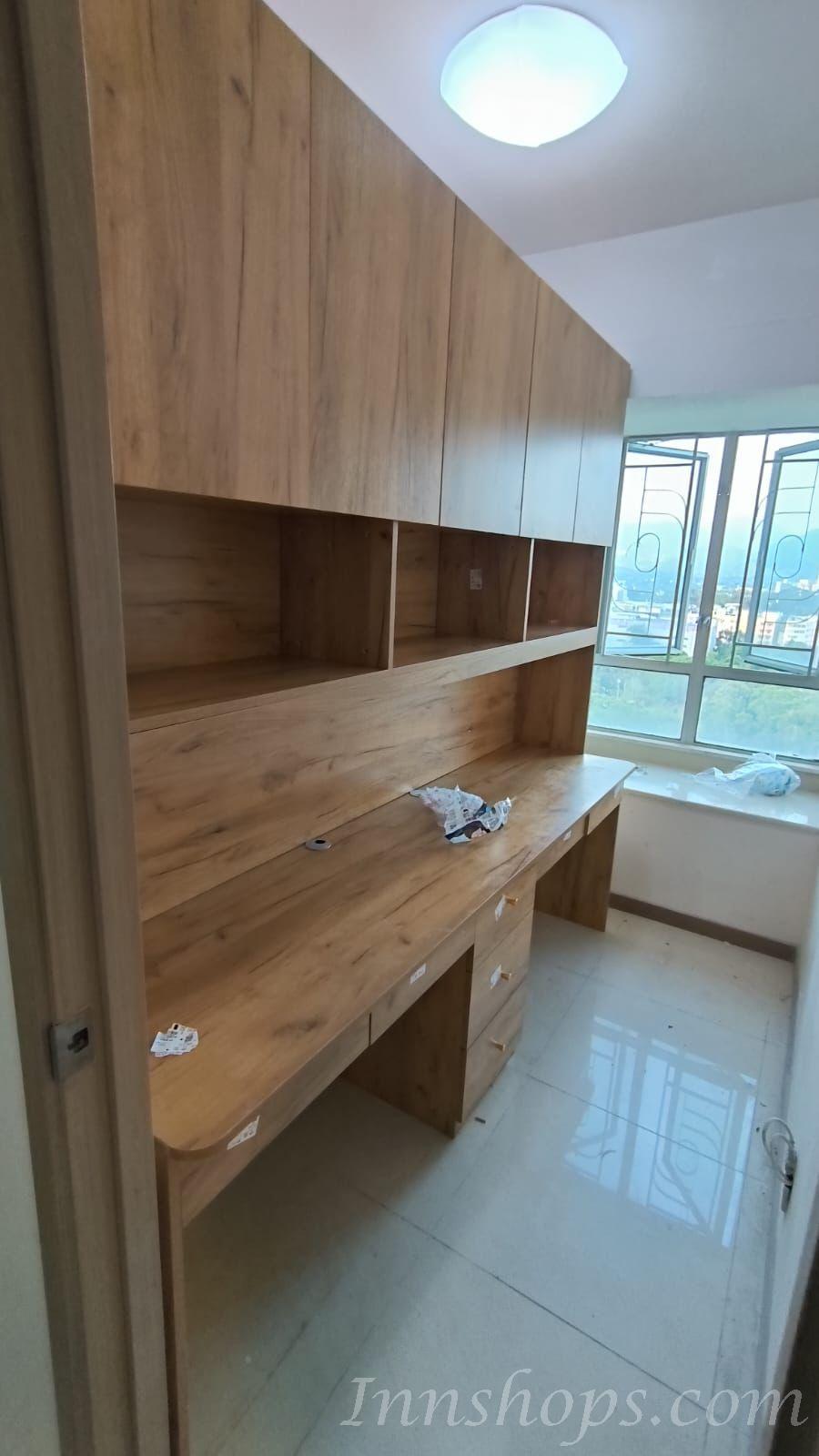 北歐格調·摩登·品味系列 雙人書桌書架工作台電腦台組合 180/200/220/240cm (IS8370)