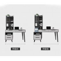 北歐格調系列 伸縮書枱135/155/175cm (IS5827)