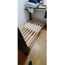 兒童皇國 松木實木雙人床伸縮床 小朋友床 *可自訂呎吋(不包床褥) (IS6986)