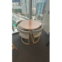 時尚系列 學校家具簡約小圓桌可收納桌椅子 80cm (IS8265)