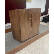 商業客戶訂購產品系列 訂造傢俬黑胡桃演講台*可訂造呎吋 (IS6748)