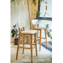 商業客戶訂購產品系列  橡膠木 Bar Chair 吧椅(IS6793)