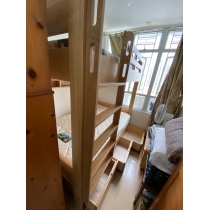 訂造傢俬白橡木糸列 白橡木碌架床*可訂造呎吋 (不包床褥)(IS7543)