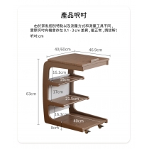 日式實木橡木 可移動 小桌子 邊几 茶几 40cm / 60cm (IS8065)