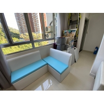 兒童皇國 學校傢私 幼稚園/playgroup 多功能收納梳化/椅子 100cm 學校傢俬(IS8967)