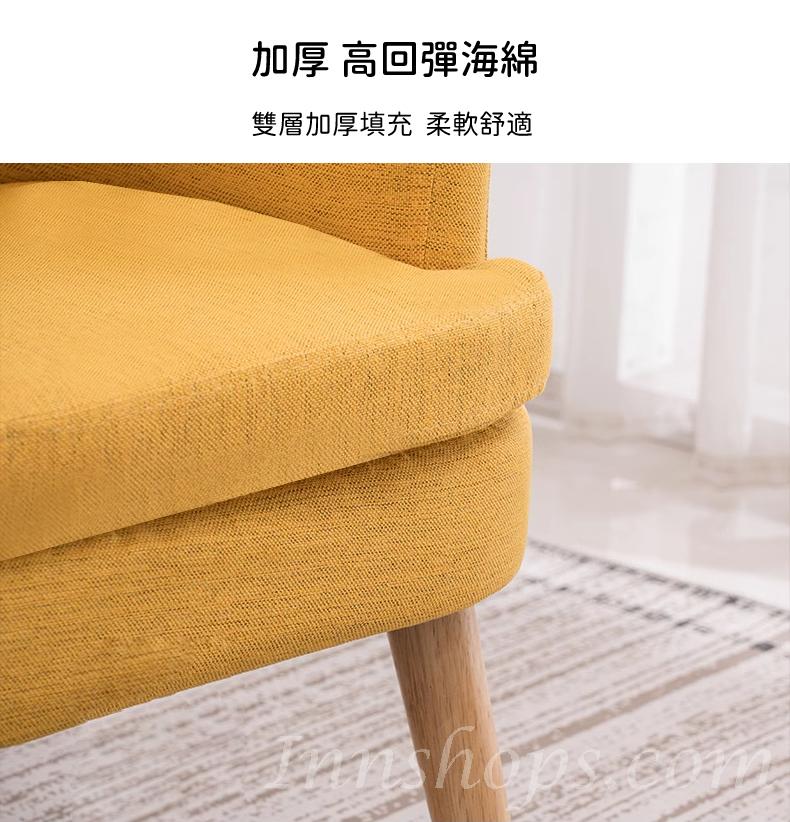 日式實木橡木系列 單人梳化 儲物/雙層茶几 組合 60cm*53cm*78cm (IS9030)