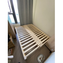兒童皇國 松木實木雙人床伸縮床 小朋友床 *可自訂呎吋(不包床褥) (IS6986)
