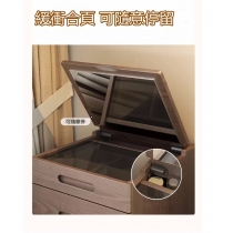 日式實木橡木 小型儲物梳妝台連梳妝櫈*48cm/60cm (IS7420)