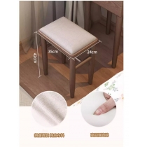 日式實木橡木 迷你小型梳妝台 送妝凳*40cm/50cm (IS7421)