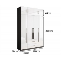 時尚系列 衣櫃組合  50cm/80cm/120cm/160cm (IS7596)