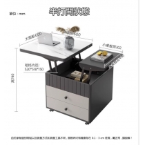 北歐格調系列 多功能升降折疊茶几 餐桌兩用*60cm (IS9028)