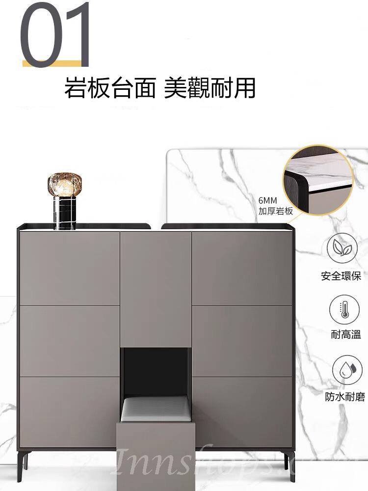 北歐現代 超薄大容量 換鞋凳 置物櫃 鞋櫃 60/83/93/113/133/143cm (IS8583)