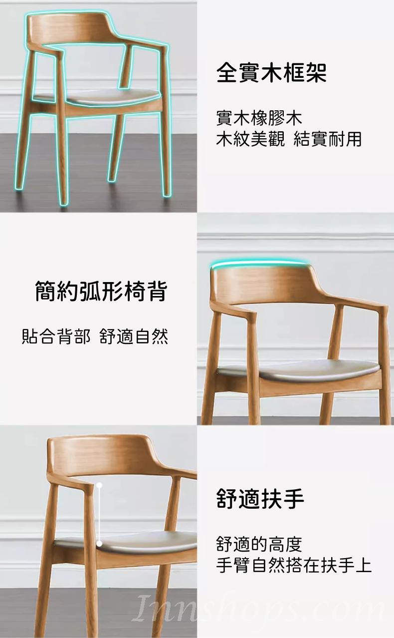  日式實木橡木系列 圓型 餐枱餐椅 組合 直徑60cm/70cm/80cm/90cm/100cm/120cm x 75cm (IS9045)