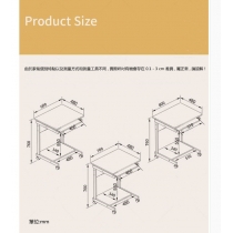 時尚移動小型 書桌 電腦枱*60cm/70cm/80cm (IS9034)