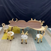 學校傢私兒童傢私系列 可愛動物 造型枱 動物櫈 140cm/180cm/120cm/100cm x 100cm/120cm/60cm/50cm x 50cm (IS9049)