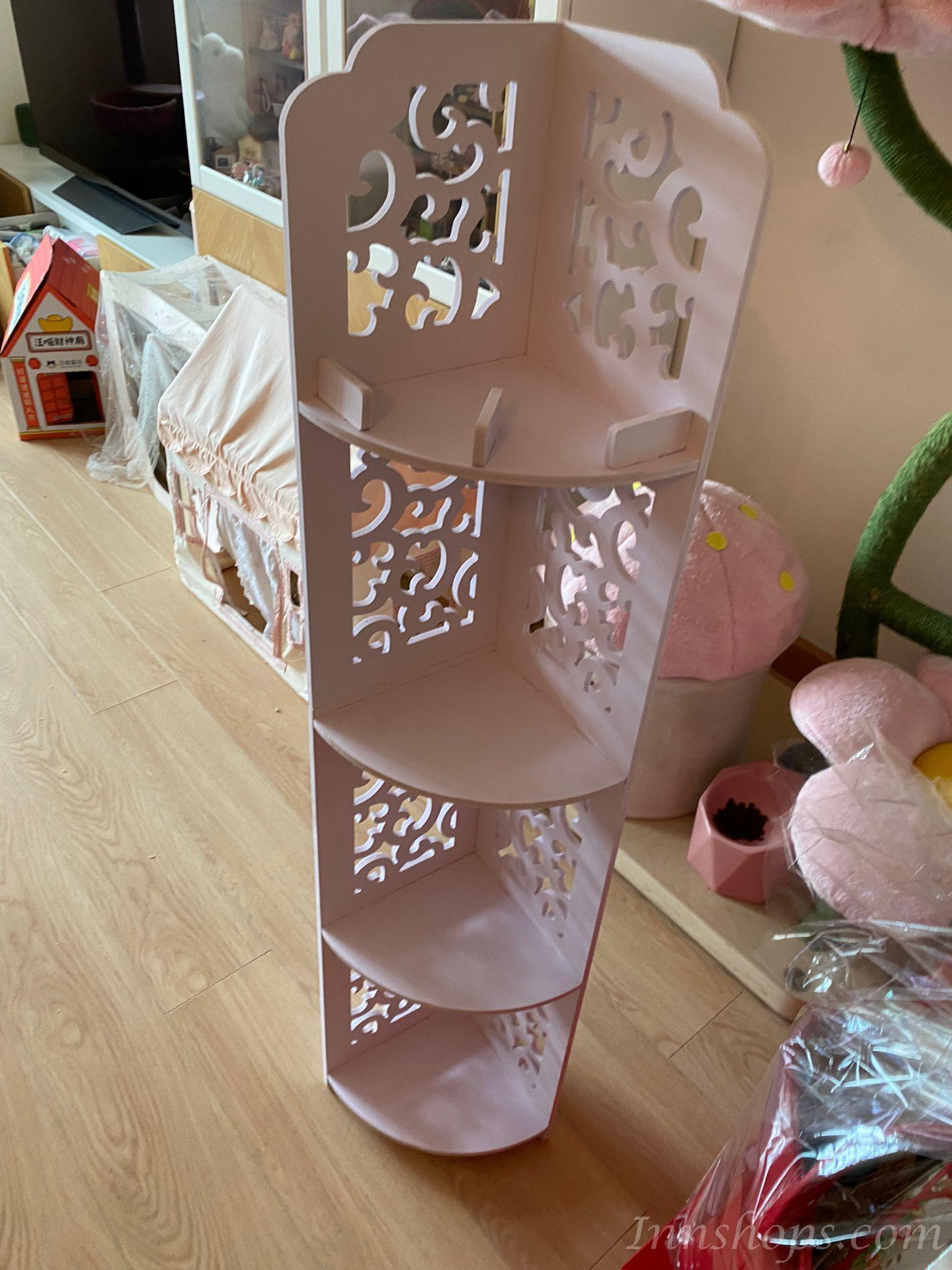 田園純白 三角7層通花置物架 (IS1099)