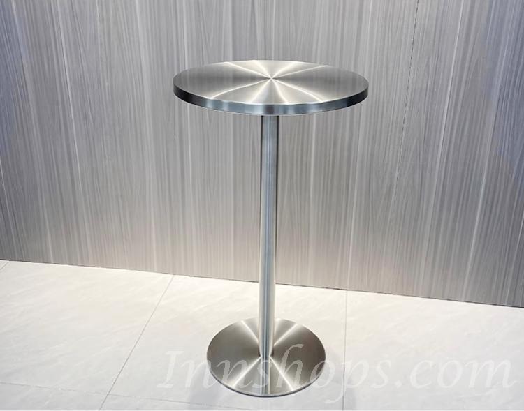 戶外傢俱系列 不鏽鋼 圓型 Bar枱 Bar櫈 直徑60cm/70cm*105cm (IS9054)