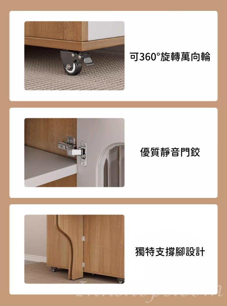 日式スタイル系列 摺疊 圓型 餐枱 餐椅 120cm / 140cm x 110cm x 75cm (IS9057)