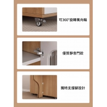 日式スタイル系列 摺疊 圓型 餐枱 餐椅 120cm / 140cm x 110cm x 75cm (IS9057)