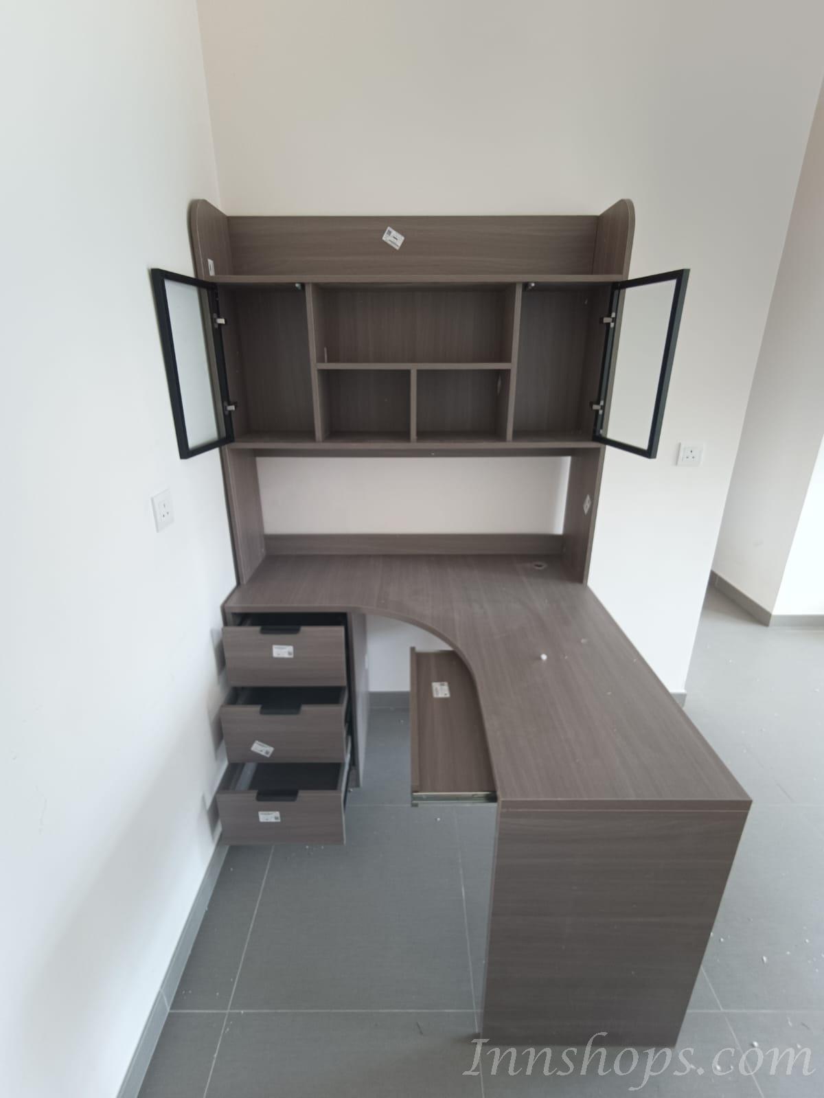 北歐摩登系列 L型書枱轉角電腦枱 120x120cm (IS7721)