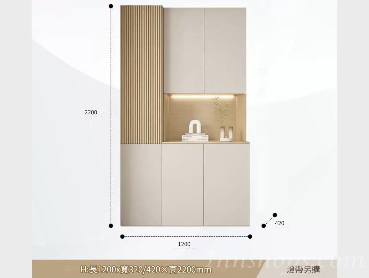 田園純白 象牙白系列多用途儲物/餐邊中空櫃 多個款式 (IS8803)