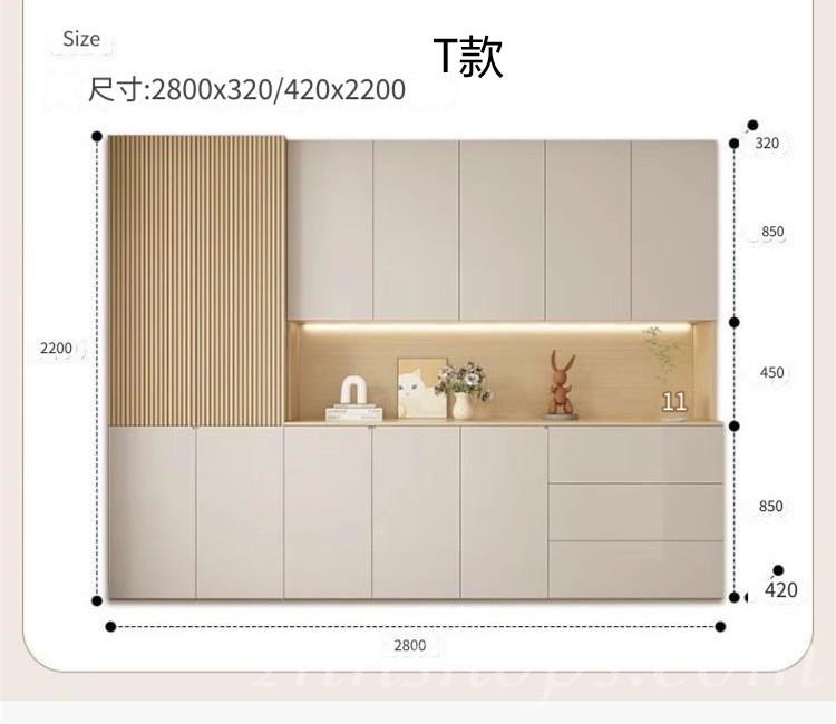 田園純白 象牙白系列多用途儲物/餐邊中空櫃 多個款式 (IS8803)