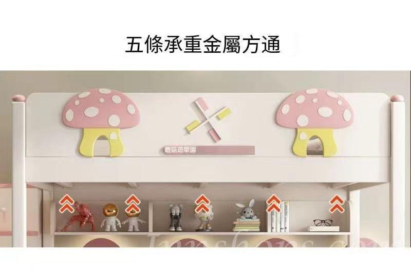 兒童皇國 多功能組合床 上床下桌衣櫃 書桌床 小朋友床 100cm/120cm*190cm*195cm (IS9062)