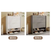 日式實木橡木 薄身鞋櫃 窄款全實木翻斗鞋櫃 60/80/100cm (IS7675)