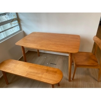日式實木橡木系列 餐桌/餐桌椅组合*120/130/140/150/160cm (IS8426)