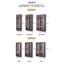 北歐格調 輕奢玻璃鞋櫃 收納櫃 玄關櫃 儲物櫃60cm/90cm/120cm*32cm*180cm/233cm (IS9069)