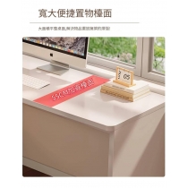L型電腦枱 北歐實木 轉角 L型 電腦枱 洞洞板書枱 書桌 連書架 120cm/140cm/160cm/180cm*98cm*170cm (IS9074)
