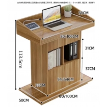 演講台 培訓講台 迎賓桌 接待台 會議室主持台 教師桌*80cm/100cm (IS9086)