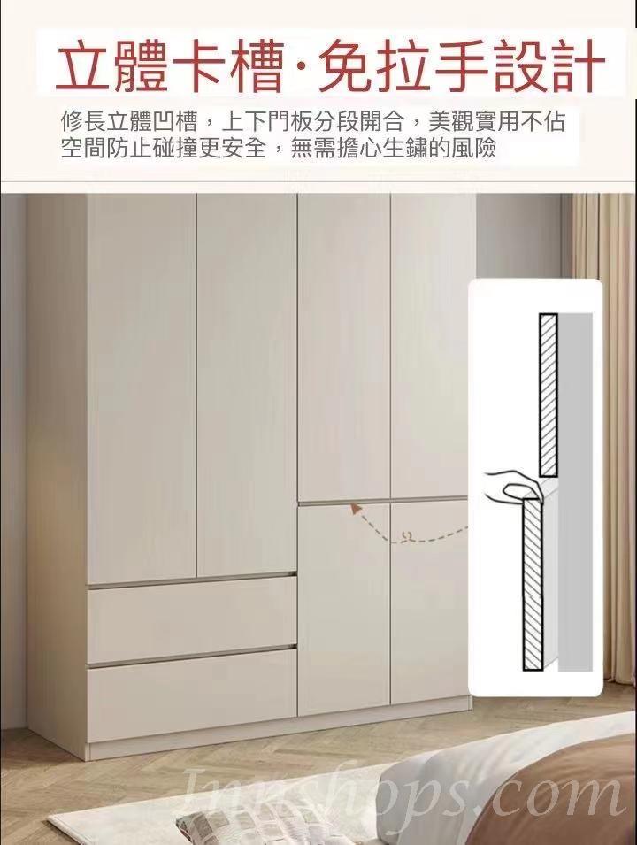 北歐摩登系列 簡約現代組合實木衣櫃/頂櫃*80cm/120cm/140cm/160cm/180cm (IS9098)