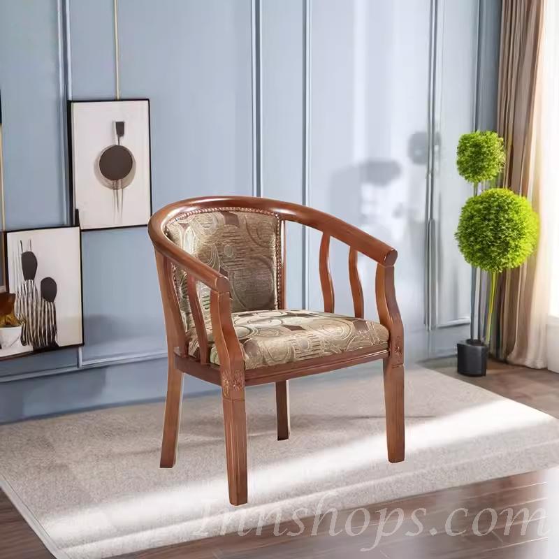 中式實木系列 實木復古  單人/雙人椅 茶几組合112cm/50cm*50cm*77cm (IS9145)