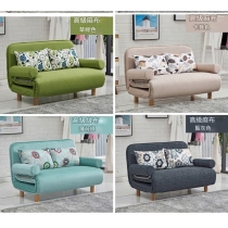 時尚折疊 猫爪皮 科技布 梳化床 80cm/90cm/100cm/110cm/120cm/130cm/140cm/150cm(IS8447)