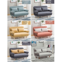 時尚折疊 猫爪皮 科技布 梳化床 80cm/90cm/100cm/110cm/120cm/130cm/140cm/150cm(IS8447)